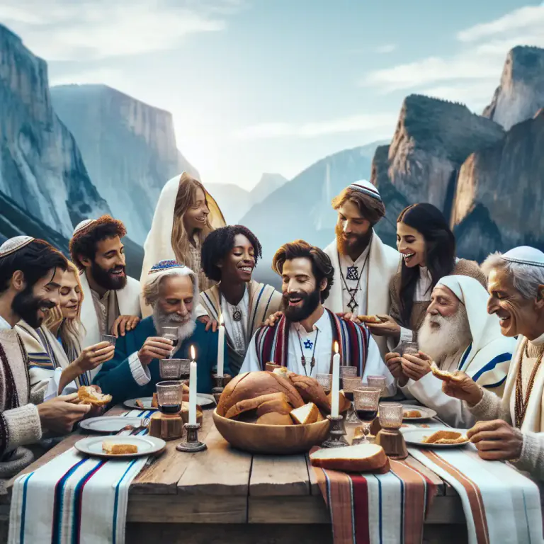 Visual representation of "pentecost" - In the Jewish religion, a holiday that happens seven weeks after Passover, also known as the Feast of Weeks.
