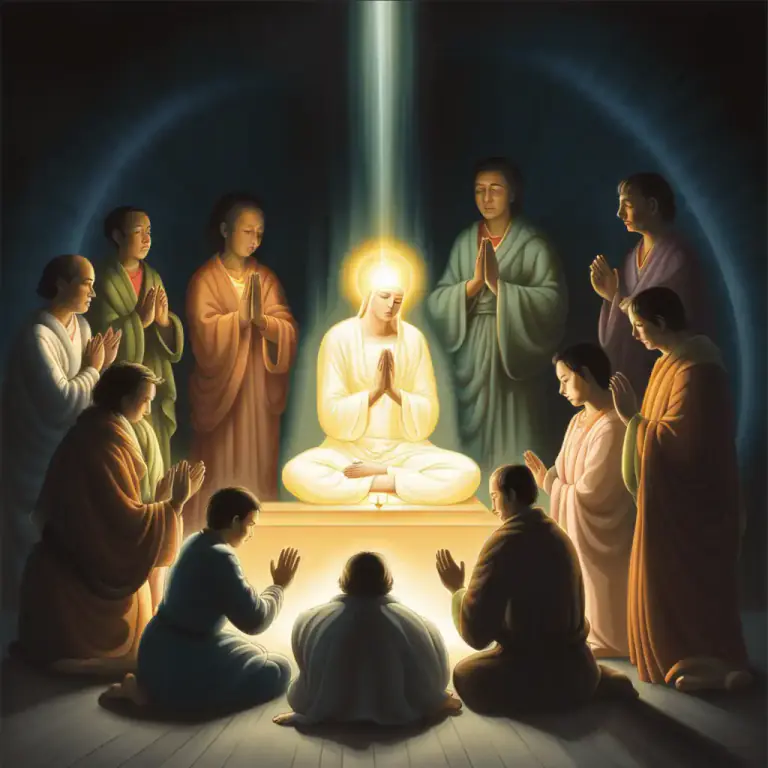 Visual representation of "adore" - To worship or honor as a deity or as divine