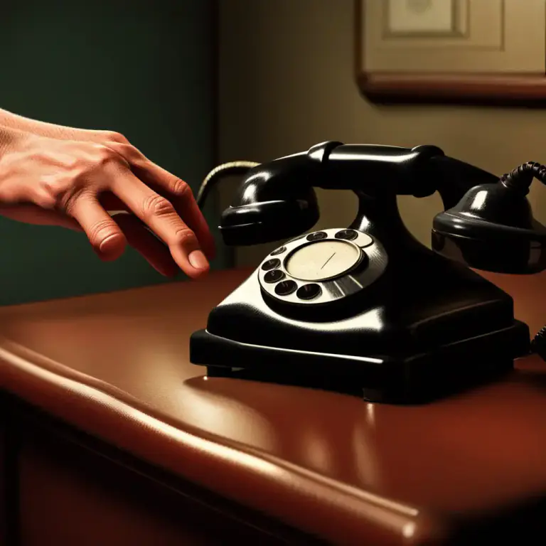 Visual representation of "hang up" - To end a phone call