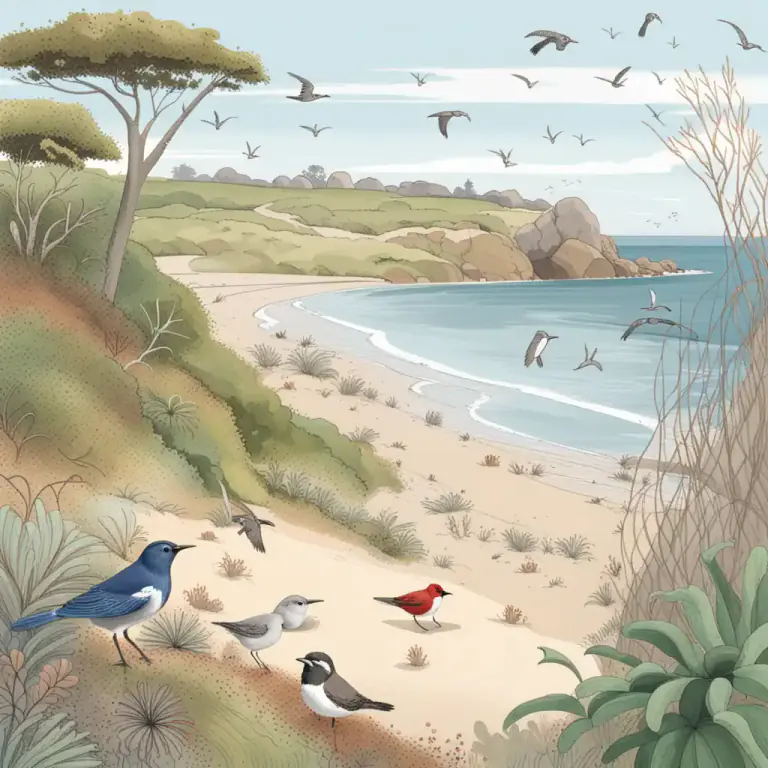 Visual representation of "littoral" - The area of land which is next to the water, especially the sea.