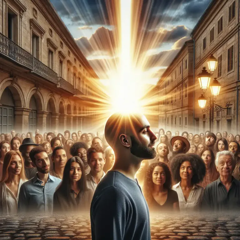 Visual representation of "luminosity" - The quality of being intellectually brilliant, enlightened, and inspiring.