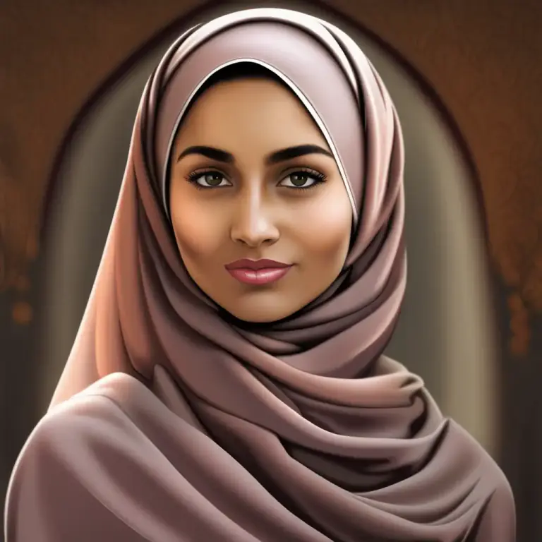 Visual representation of "hijab" - The practice of dressing in a way that is modest, often expressing religious faith or cultural values.