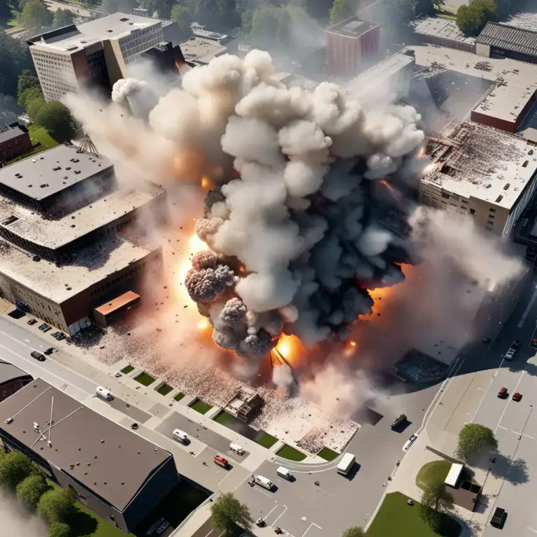 Visual representation of "vaporize" - To destroy something completely