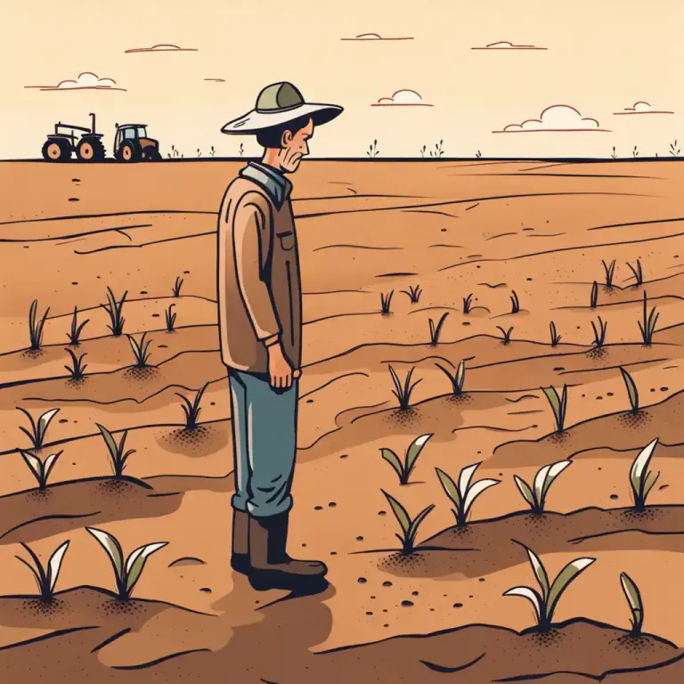 Visual representation of "impoverish" - To make an area, system or method ineffective or weak