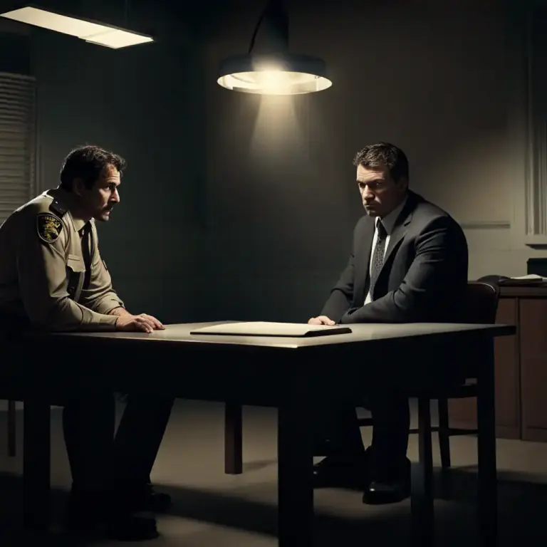 Visual representation of "work over" - To be interrogate or roughly handle someone