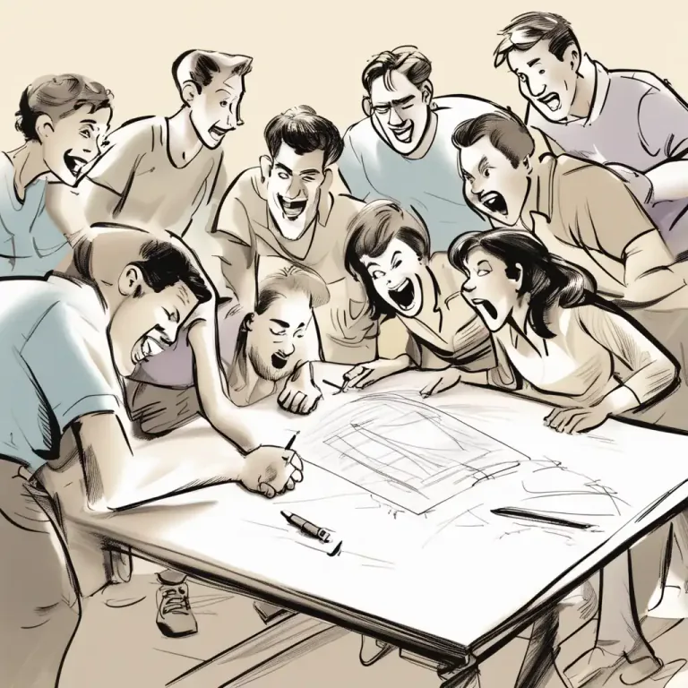 Visual representation of "cook up" - To plan and put together, often in a sudden or improvisational way.