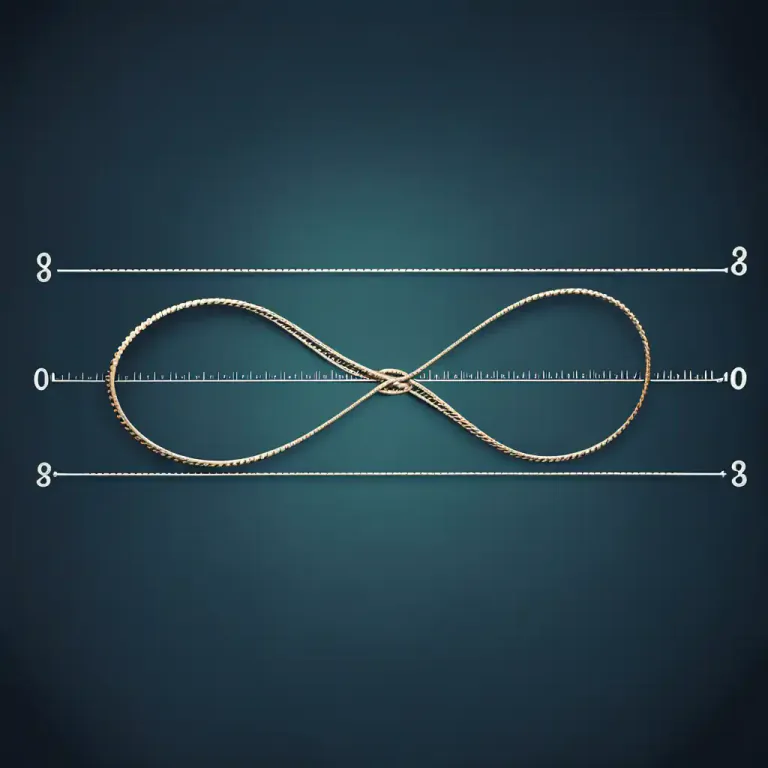 Visual representation of "infinity" - A mathematical concept representing a quantity that is larger than any finite number