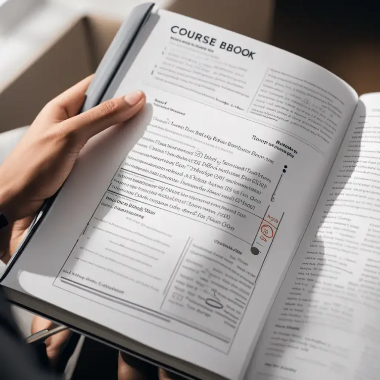 Visual representation of "syllabus" - A summary of the main points of a text or a course of study
