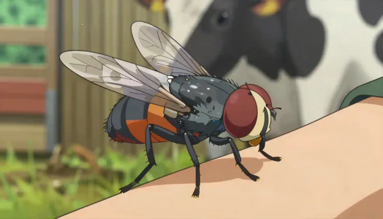 Visual representation of "horsefly" - A large fly that looks similar to housefly but bigger, often biting livestock and humans.