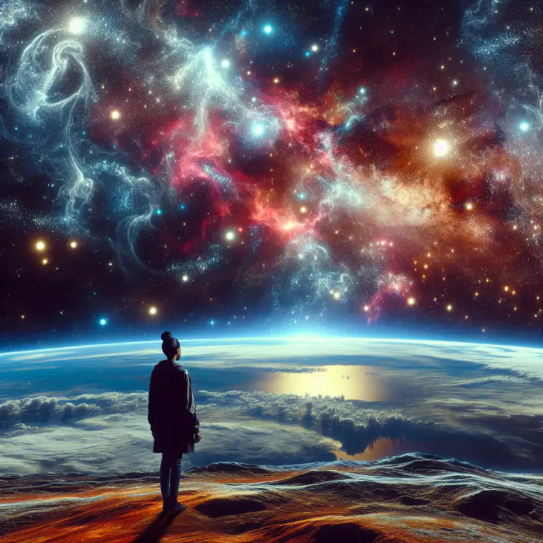 Visual representation of "eon" - In some New Age and spiritual writings, an eon is a specific unit of time in the framework of the universe's timeline.