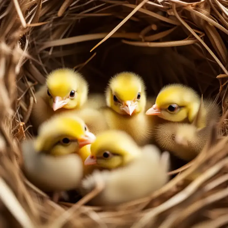 Visual representation of "peep" - To make a soft, high sound, like a baby bird
