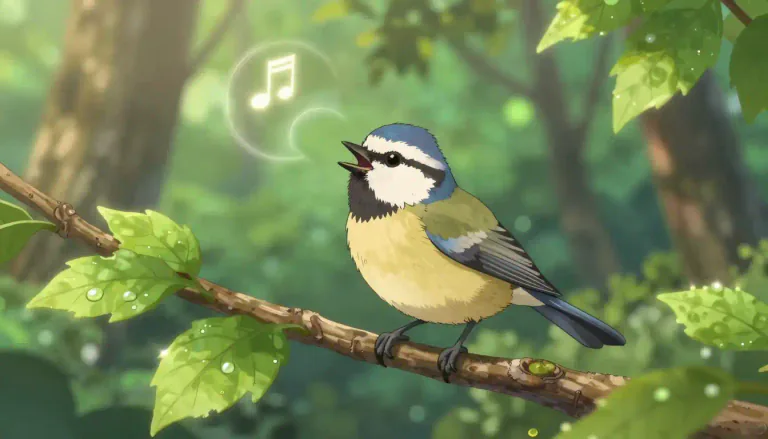 Visual representation of "warbler" - A type of small singing bird.