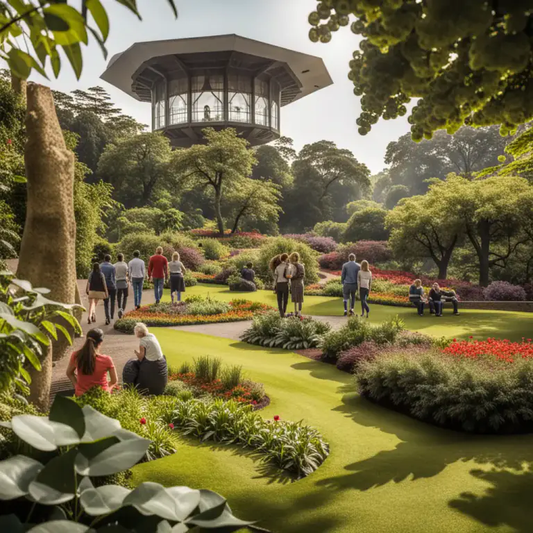 Visual representation of "garden" - A public park in a city