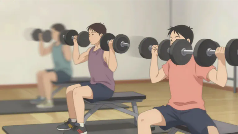 Visual representation of "rep" - Short for repetition, especially in exercises