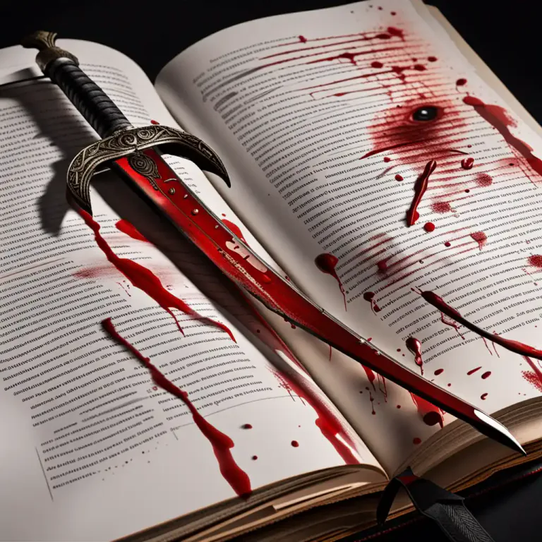 Visual representation of "violence" - In literary terms, disturbing or strong emotional effects on the reader or viewer.