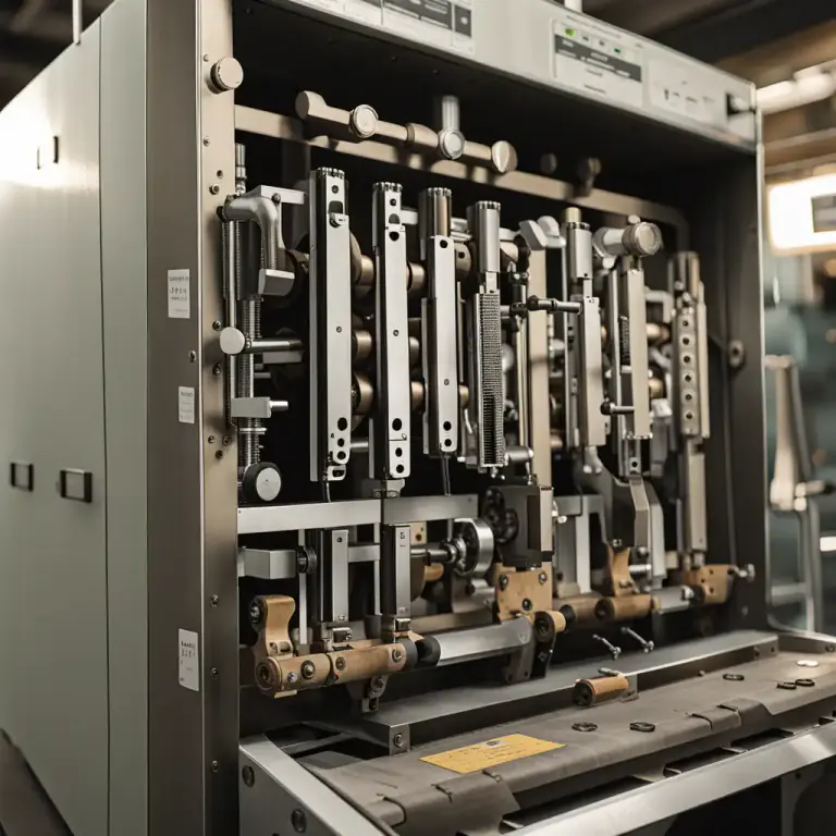 Visual representation of "linkage" - A system of linked parts in a machine