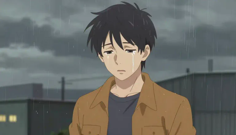 Visual representation of "lugubrious" - Looking or feeling very sad
