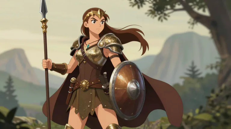 Visual representation of "amazon" - A member of a race of female warriors.