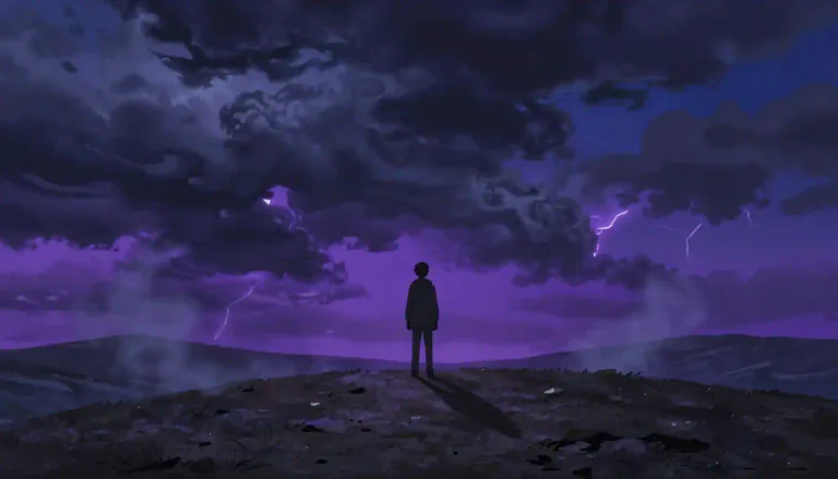 Visual representation of "foreboding" - A feeling that something bad is going to happen.