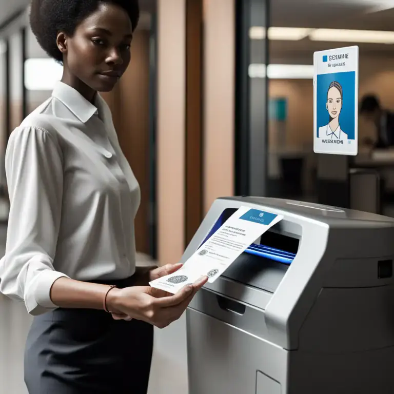 Visual representation of "scan in" - To record someone's arrival at a place by reading a barcode or other form of identification.