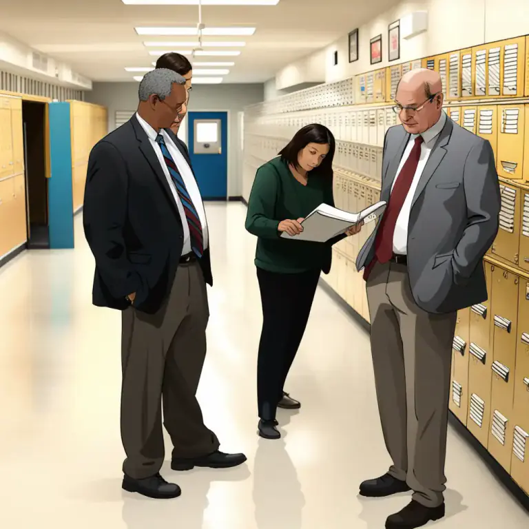 Visual representation of "inspection" - An official visit to an organization to check that everything is correct and legal