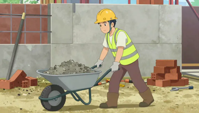 Visual representation of "labourer" - A person who does hard physical work, usually outside and often for low pay.