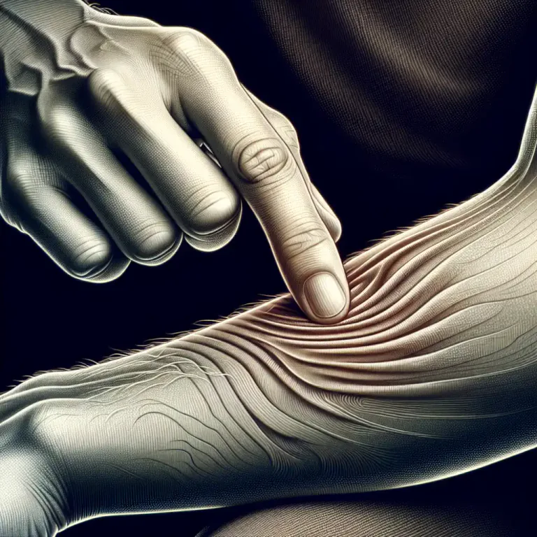 Visual representation of "retraction" - The process of moving part of the body inward or backward