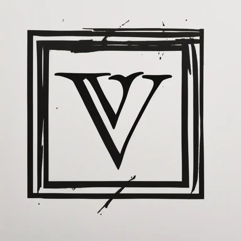 Visual representation of "five" - A symbol representing five, such as 5 or V.