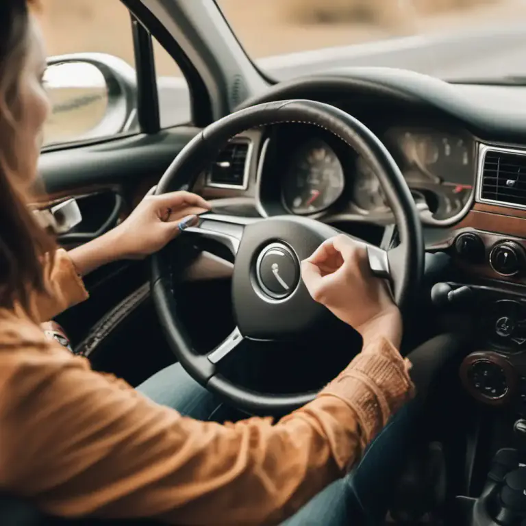 Visual representation of "drive on" - To press the accelerator of a vehicle and cause it to move forward