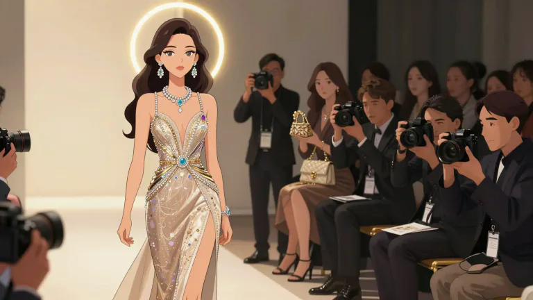 Visual representation of "supermodel" - A famous model who is highly paid