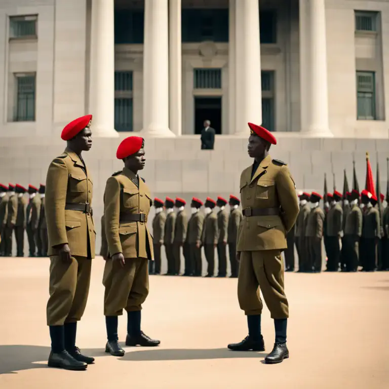 Visual representation of "military" - The armed forces of a country