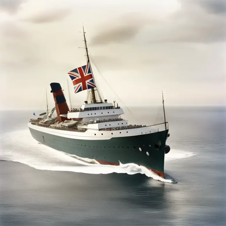 Visual representation of "ensign" - A flag flown on a ship to show its nationality.