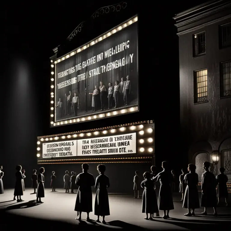 Visual representation of "revival" - A new production of an old play or similar piece of entertainment