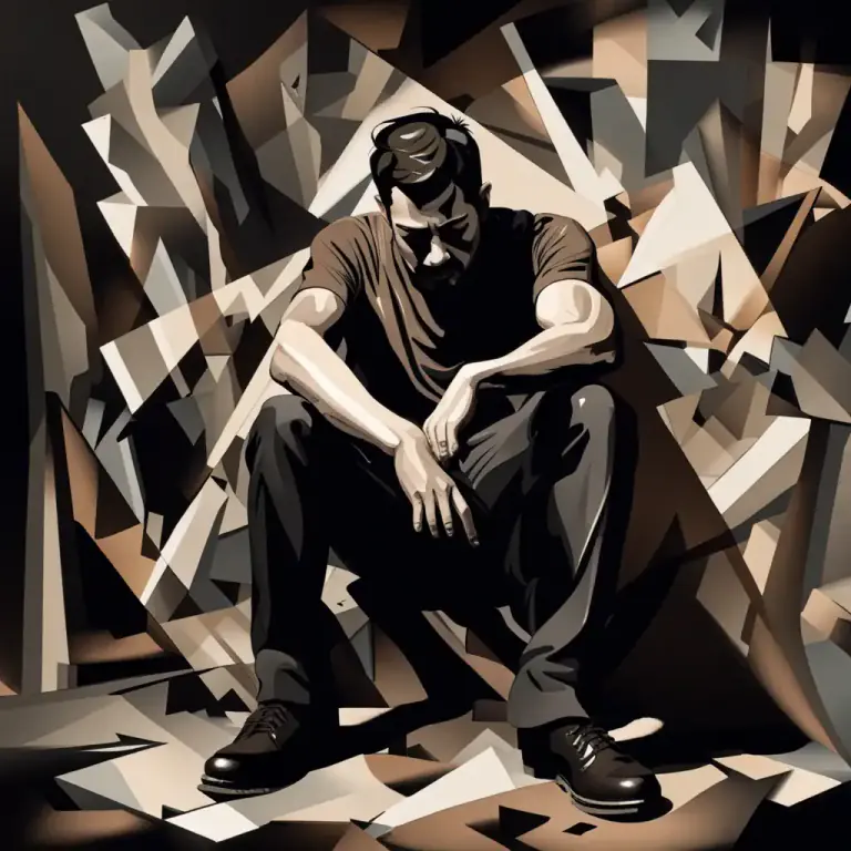 Visual representation of "diseased" - Being physically or mentally damaged or unwell.