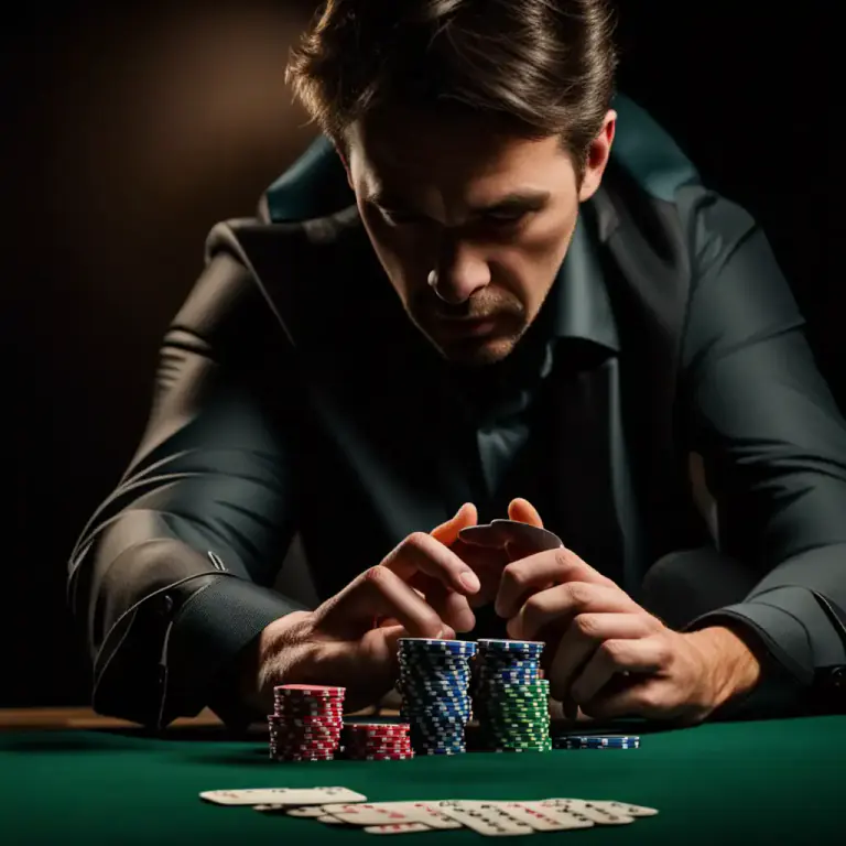 Visual representation of "drop in" - In a game of poker, to withdraw from betting