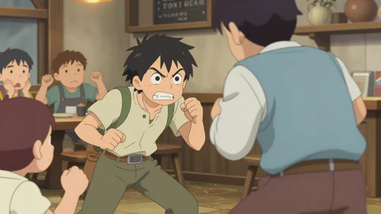 Visual representation of "pugnacious" - Eager or quick to act in a way that might lead to a fight or argument