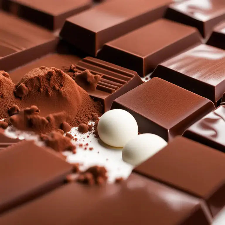 Visual representation of "bloom" - To cause a powdery substance to come out on the surface of something, such as chocolate or varnish.