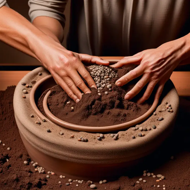 Visual representation of "stratification" - A method in which seeds or plants are layered with soil or other materials to encourage growth