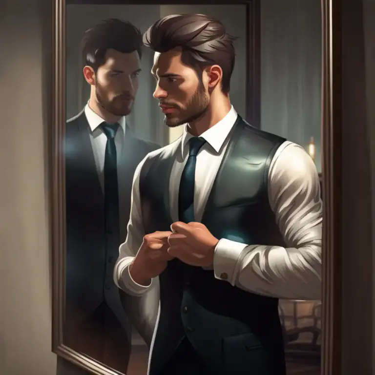 Visual representation of "rooster" - A cocky or vain person