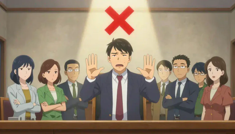 Visual representation of "negation" - The action of denying something, saying it's not true