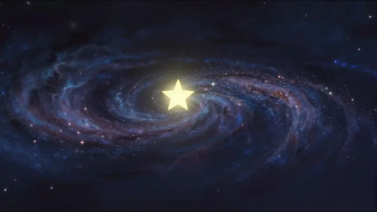 Visual representation of "stardust" - Tiny particles or dust from space or a star.