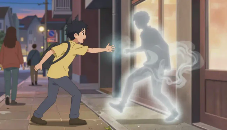 Visual representation of "houdini" - A person who can easily escape or disappear from a situation
