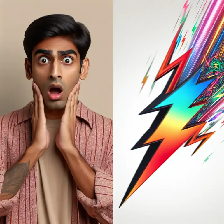 Visual representation of "lightning" - Something that is incredibly fast