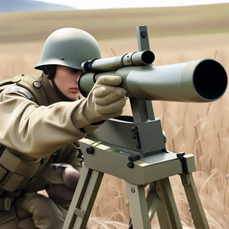 Visual representation of "director" - An instrument with a sight and a movable arm, used for aiming a weapon such as a cannon.