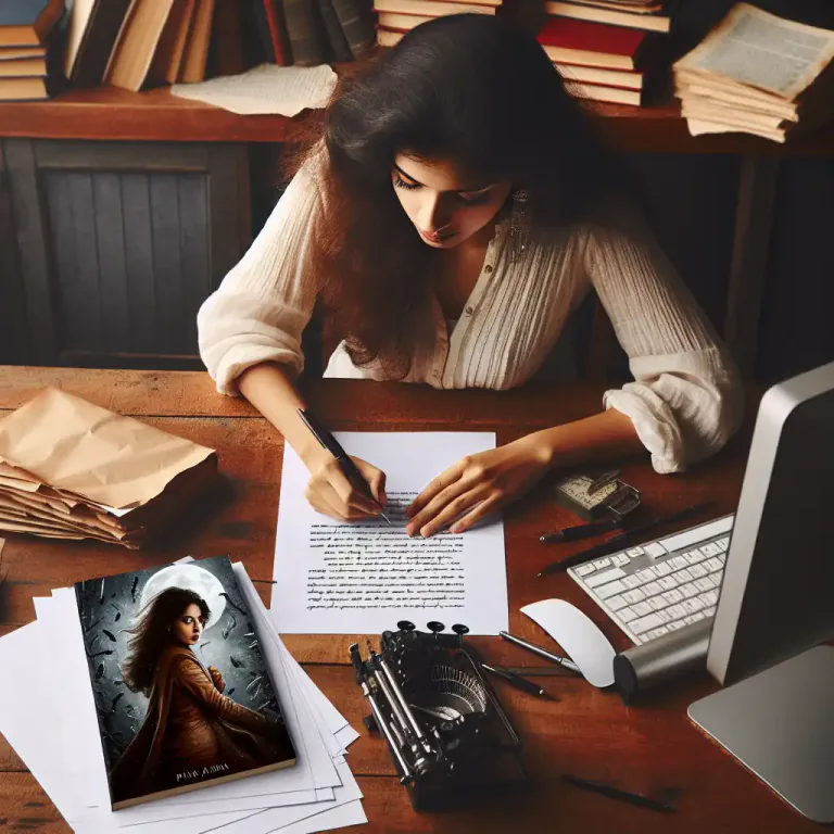Visual representation of "write" - To create a book, poem, story, or article by putting words on paper or on a computer