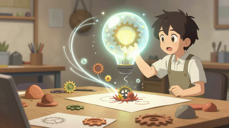 Visual representation of "generative" - Something that originates or causes creation.