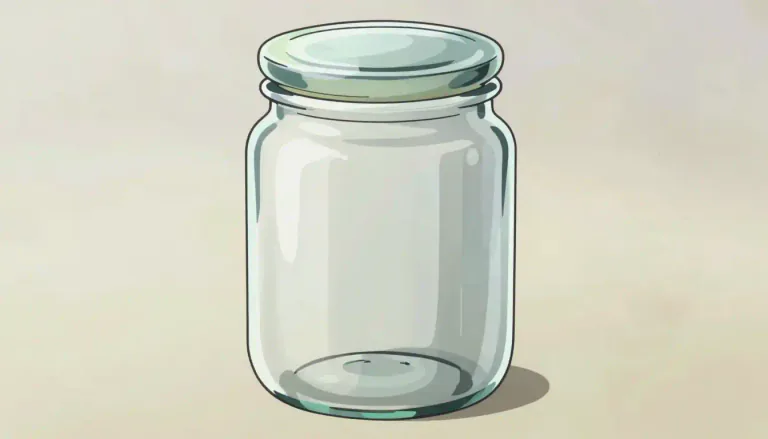 Visual representation of "jar" - A cylindrical container with a wide mouth and lid, often made of glass or ceramic