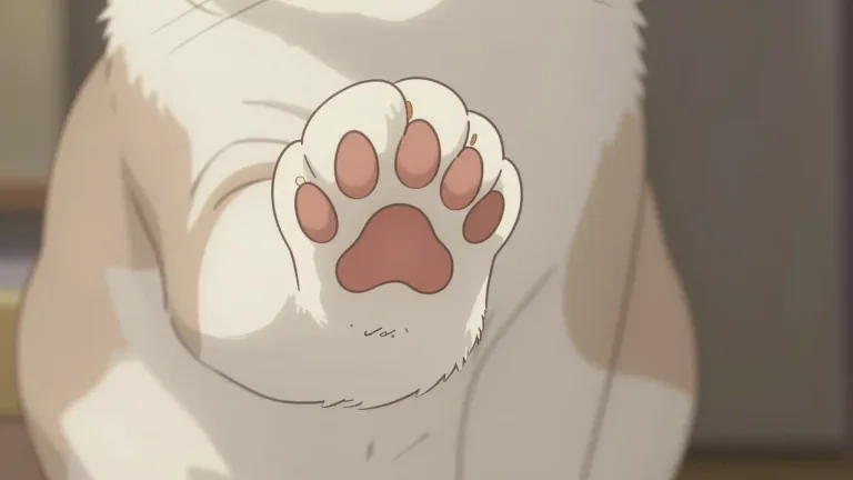 Visual representation of "paw" - The foot of an animal that has claws or nails, such as a cat, dog, or bear.