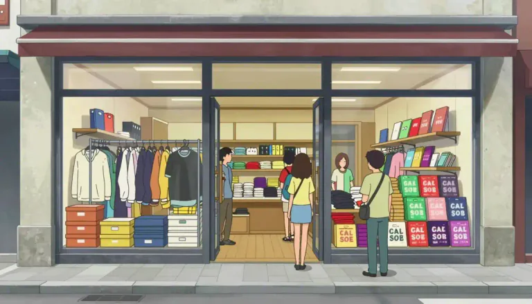 Visual representation of "shopfront" - The area in front of a shop used for marketing and sales displays.