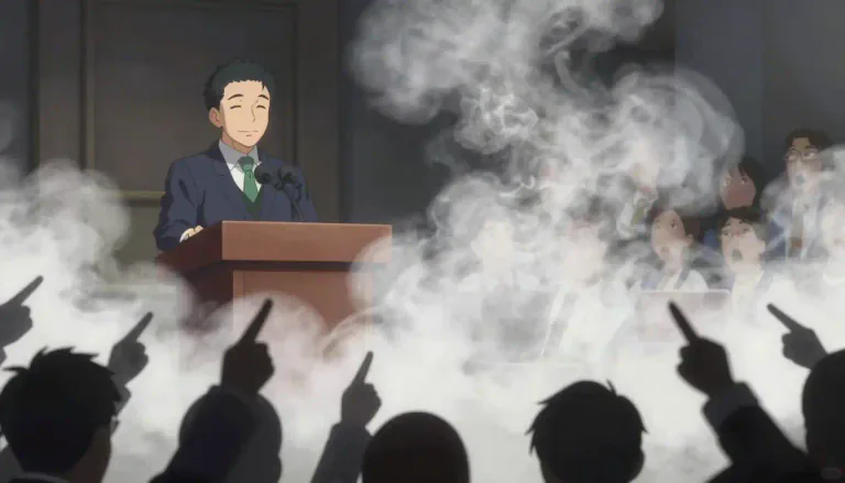 Visual representation of "smokescreen" - A smokescreen is a method or strategy to hide the truth or mislead others.